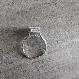 Engagement Ring and Men’s Wedding Band